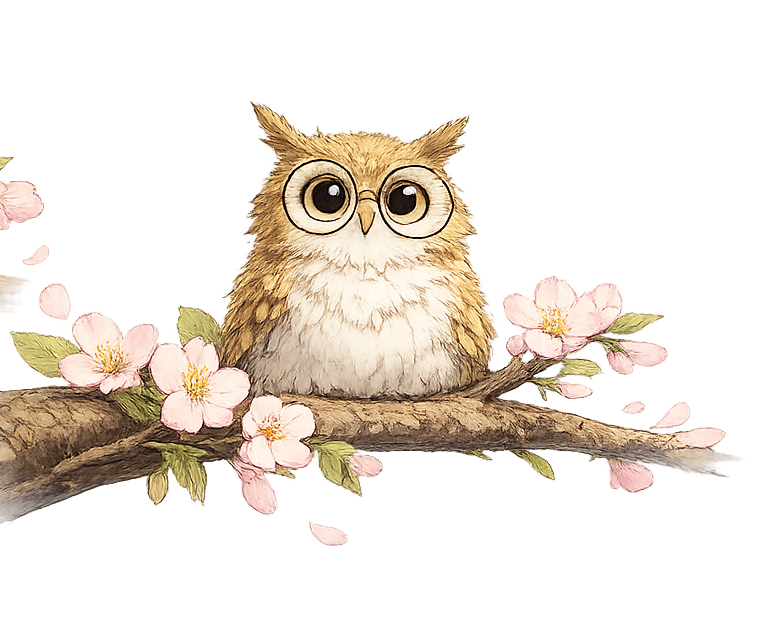 4EverEternal owl perched on a branch
